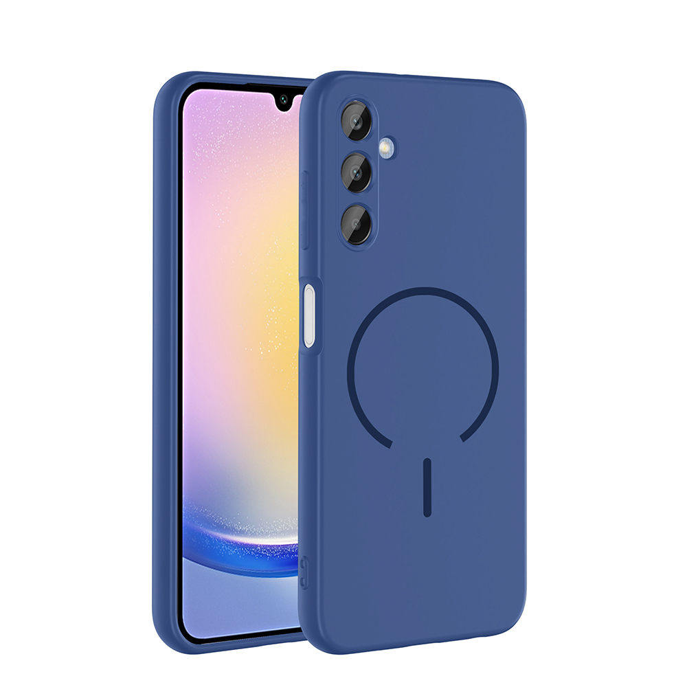 Samsung Galaxy A25 Uyumlu Kılıf M-safe Şarj Özellikli Zore Meta Kapak