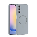 Samsung Galaxy A25 Uyumlu Kılıf M-safe Şarj Özellikli Zore Meta Kapak