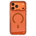 Apple iPhone 17 Pro Max Uyumlu Kılıf M-safe Şarj Özellikli Airbag Tasarımlı O-Ring Şeffaf Kajsa Alüminyum Trans Shield Serisi Kapak