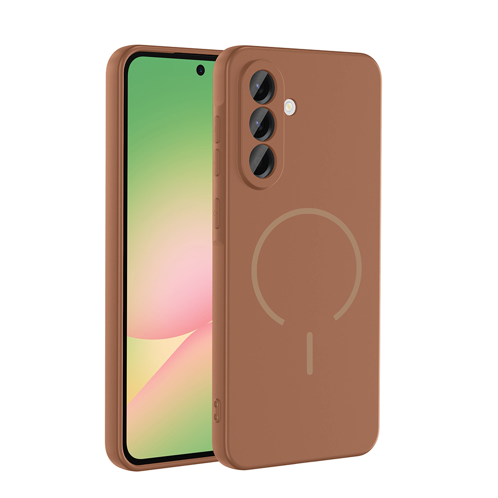 Samsung Galaxy A26 Uyumlu Kılıf M-safe Şarj Özellikli Zore Meta Kapak