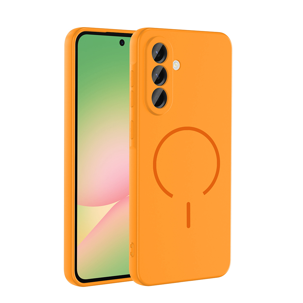 Samsung Galaxy A26 Uyumlu Kılıf M-safe Şarj Özellikli Zore Meta Kapak