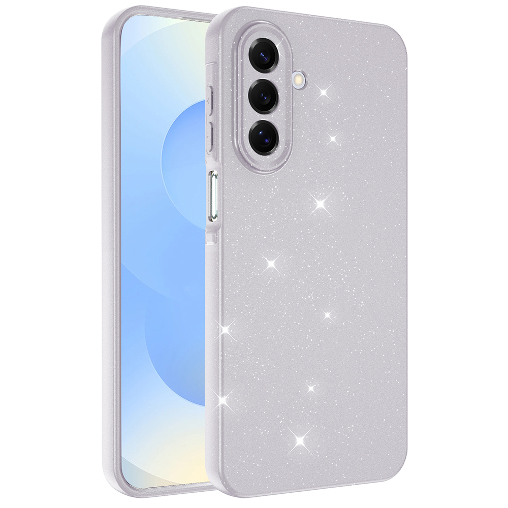 Samsung Galaxy A17 Uyumlu Kılıf Kamera Korumalı Simli Lüks Zore Koton Kapak