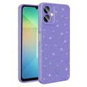Samsung Galaxy A07 Uyumlu Kılıf Kamera Korumalı Simli Lüks Zore Koton Kapak