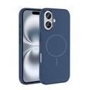 Apple iPhone 16 Uyumlu Kılıf M-Safe Şarj Özellikli Metal Kamera Çerçeveli Zore Edi Silikon Kapak