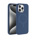 Apple iPhone 15 Pro Max Uyumlu Kılıf M-Safe Şarj Özellikli Metal Kamera Çerçeveli Zore Edi Silikon Kapak