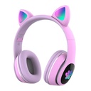 Lapas P40 Kedi Kulaklı Tasarımlı RGB Işıklı Bluetooth Kulaklık