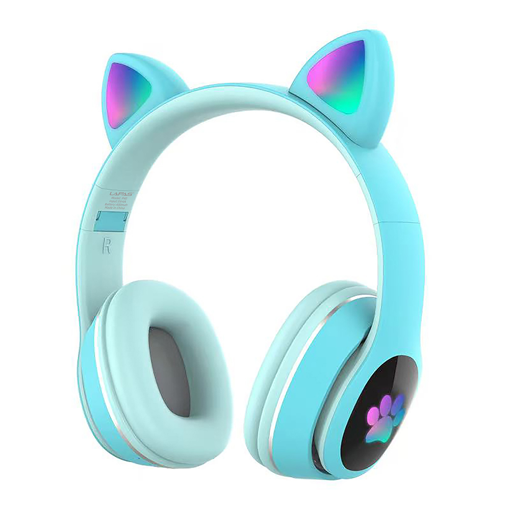 Lapas P40 Kedi Kulaklı Tasarımlı RGB Işıklı Bluetooth Kulaklık