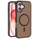 Apple iPhone 16 Plus Uyumlu Kılıf M-safe Şarj Özellikli Mat Arka Yüzey Zore Sio Kapak