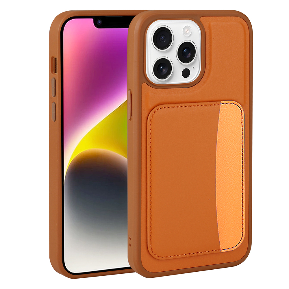 Apple iPhone 16 Pro Max Uyumlu Kılıf Kartlıklı Zore X-Kart Silikon Kapak