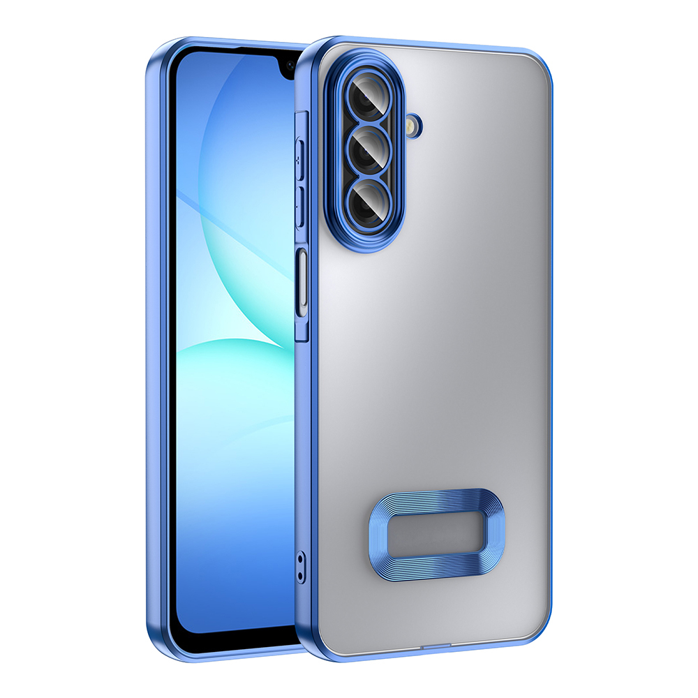 Samsung Galaxy A17 Uyumlu Kılıf Kamera Korumalı Logo Gösteren Zore Omega Kapak