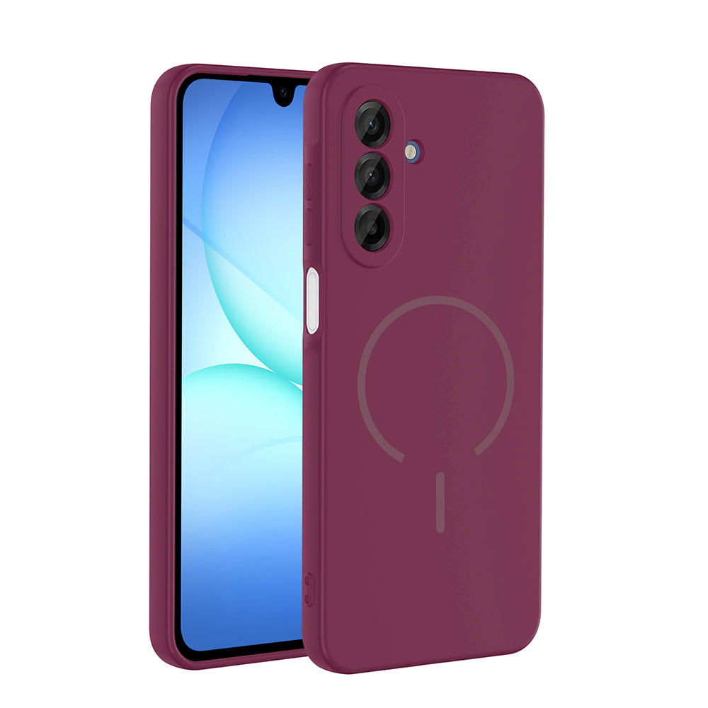 Samsung Galaxy A16 Uyumlu Kılıf M-safe Şarj Özellikli Zore Meta Kapak