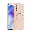 Samsung Galaxy A55 Uyumlu Kılıf M-safe Şarj Özellikli Zore Meta Kapak