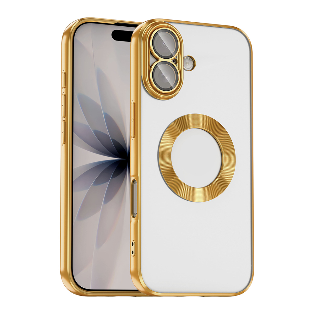 Apple iPhone 17 Uyumlu Kılıf Kamera Korumalı Logo Gösteren Zore Omega Kapak