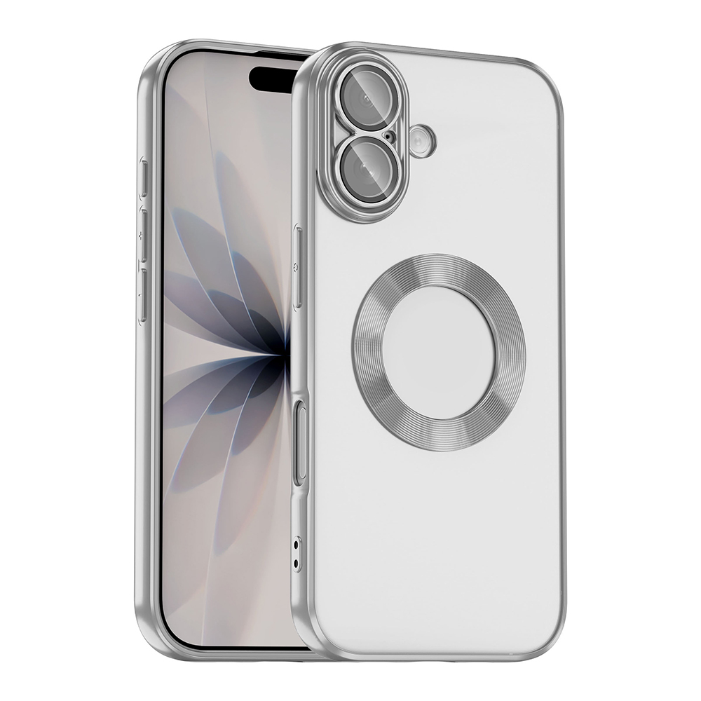 Apple iPhone 17 Uyumlu Kılıf Kamera Korumalı Logo Gösteren Zore Omega Kapak
