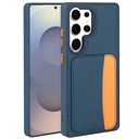 Samsung Galaxy S25 Ultra Uyumlu Kılıf Kartlıklı Zore X-Kart Silikon Kapak