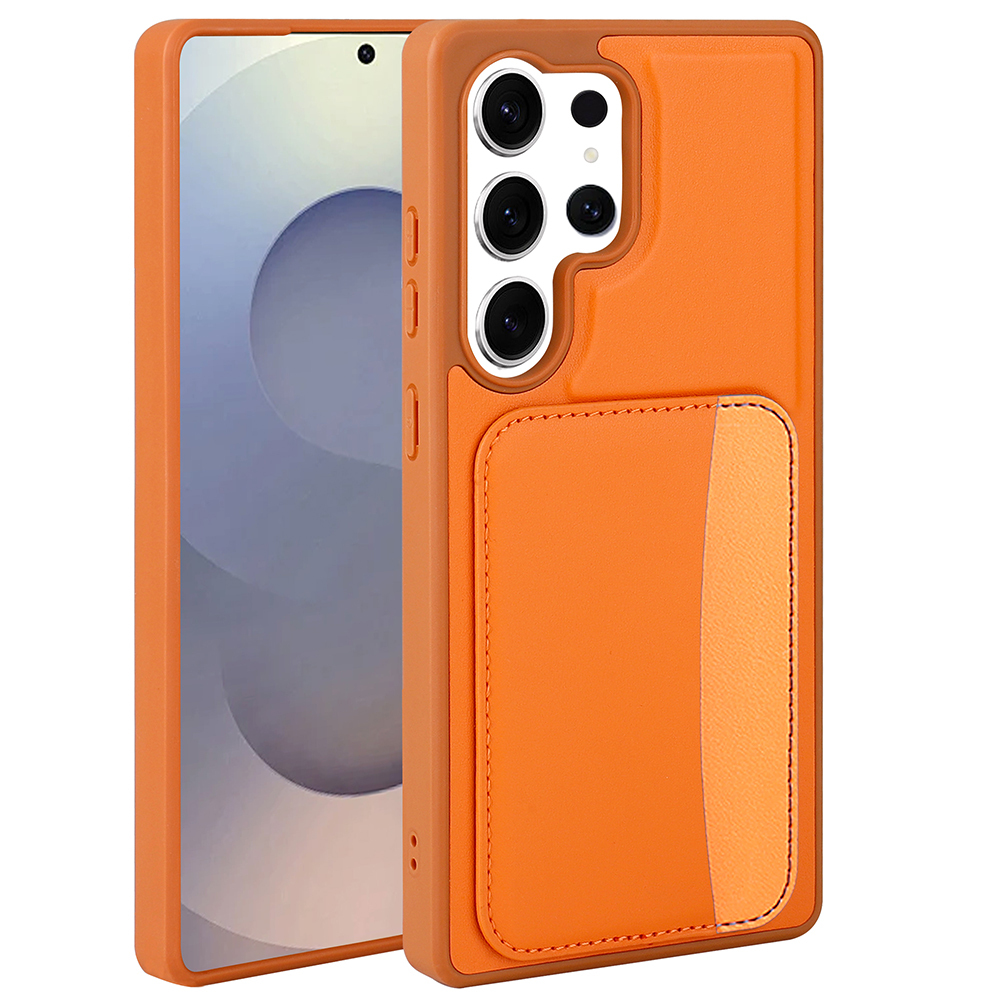 Samsung Galaxy S25 Ultra Uyumlu Kılıf Kartlıklı Zore X-Kart Silikon Kapak