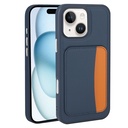 Apple iPhone 14 Uyumlu Kılıf Kartlıklı Zore X-Kart Silikon Kapak
