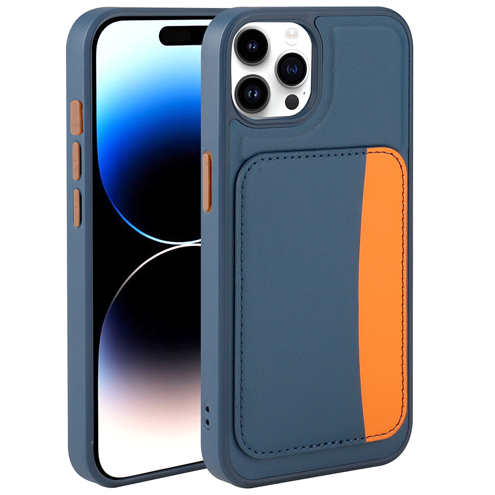 Apple iPhone 15 Pro Max Uyumlu Kılıf Kartlıklı Zore X-Kart Silikon Kapak