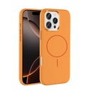 Apple iPhone 16 Pro Uyumlu Kılıf M-Safe Şarj Özellikli Metal Kamera Çerçeveli Zore Edi Silikon Kapak