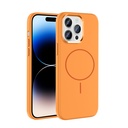Apple iPhone 14 Pro Max Uyumlu Kılıf M-Safe Şarj Özellikli Metal Kamera Çerçeveli Zore Edi Silikon Kapak