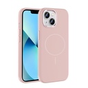 Apple iPhone 15 Uyumlu Kılıf M-Safe Şarj Özellikli Metal Kamera Çerçeveli Zore Edi Silikon Kapak