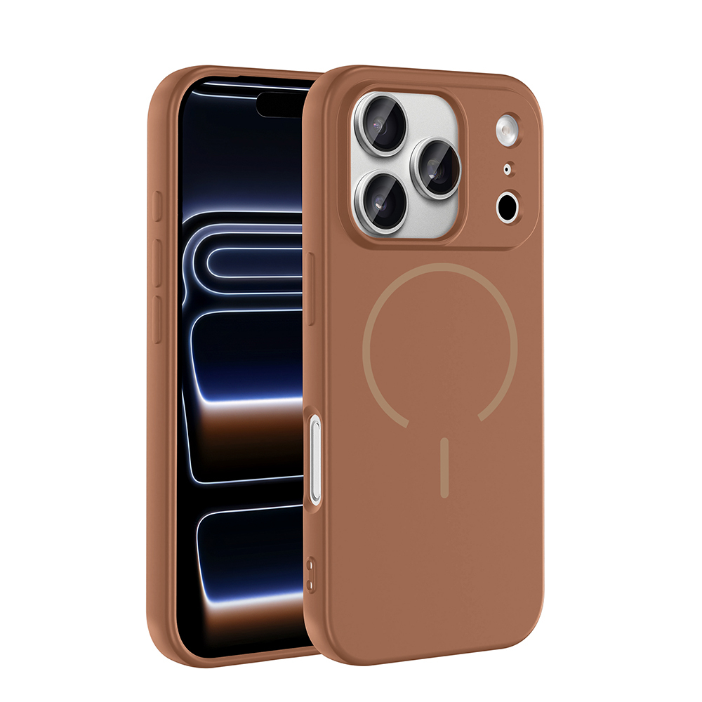 Apple iPhone 17 Pro Max Uyumlu Kılıf M-safe Şarj Özellikli Zore Meta Kapak