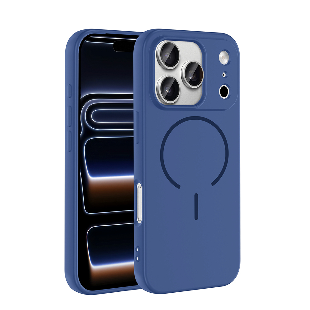 Apple iPhone 17 Pro Max Uyumlu Kılıf M-safe Şarj Özellikli Zore Meta Kapak