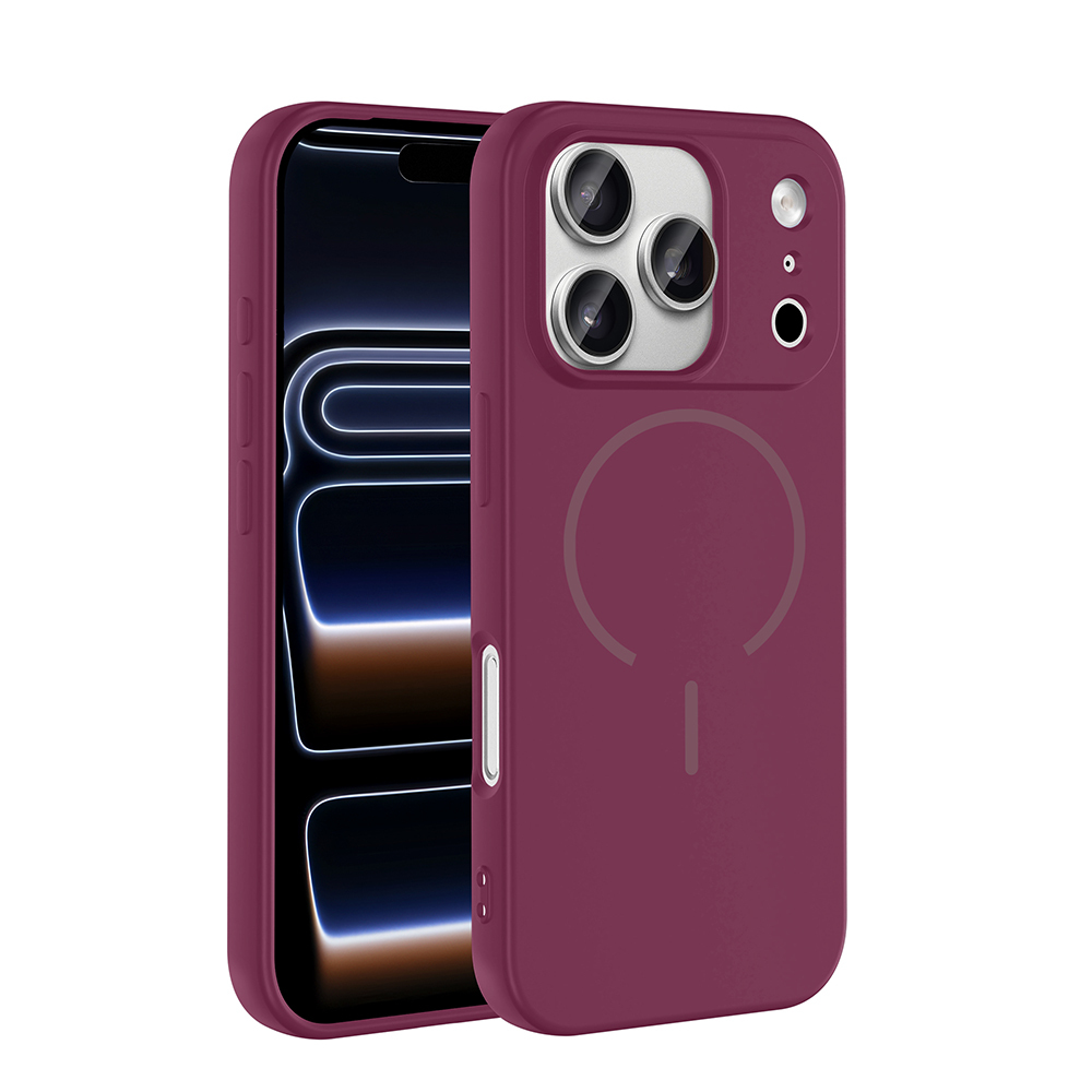Apple iPhone 17 Pro Max Uyumlu Kılıf M-safe Şarj Özellikli Zore Meta Kapak