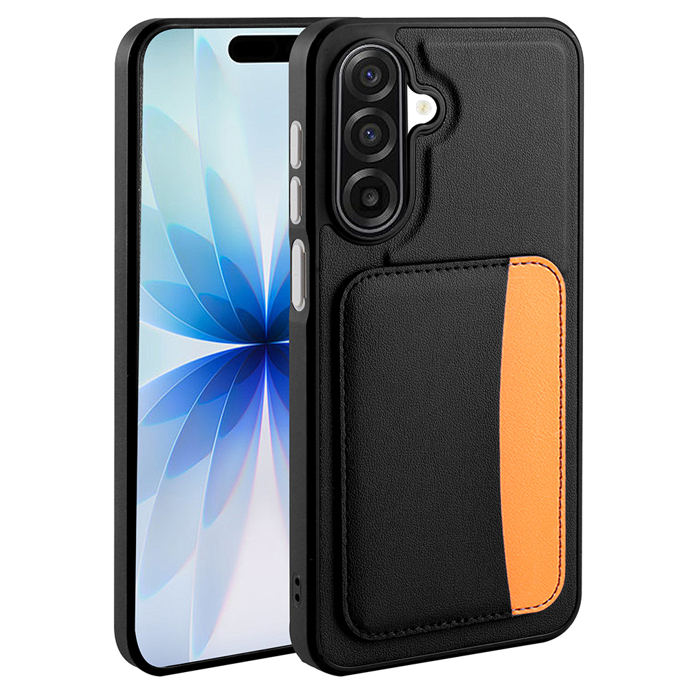 Samsung Galaxy A17 Uyumlu Kılıf Kartlıklı Zore X-Kart Silikon Kapak