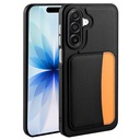 Samsung Galaxy A17 Uyumlu Kılıf Kartlıklı Zore X-Kart Silikon Kapak