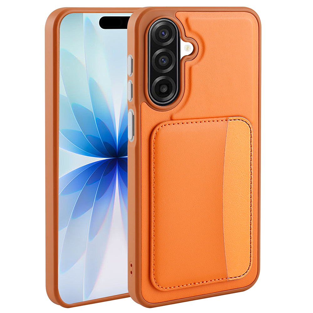 Samsung Galaxy A17 Uyumlu Kılıf Kartlıklı Zore X-Kart Silikon Kapak