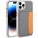 Apple iPhone 14 Pro Max Uyumlu Kılıf Kartlıklı Zore X-Kart Silikon Kapak