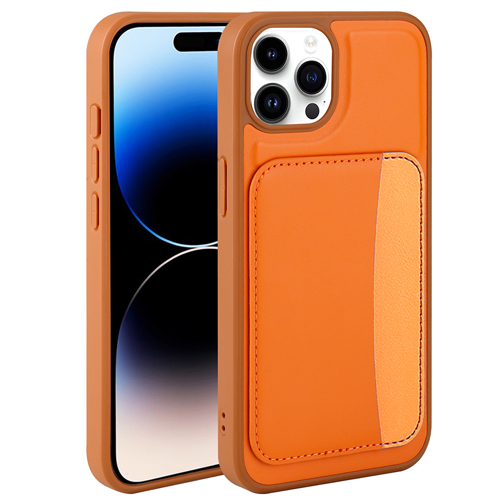 Apple iPhone 14 Pro Max Uyumlu Kılıf Kartlıklı Zore X-Kart Silikon Kapak
