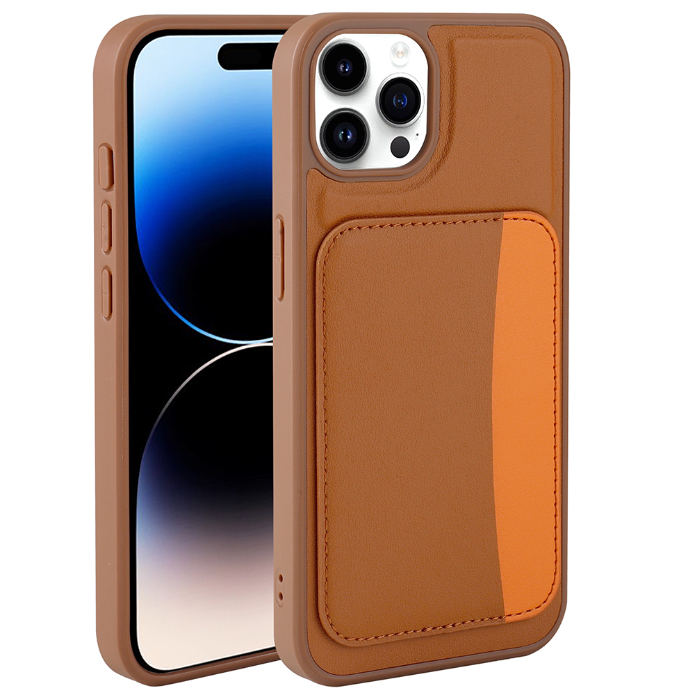 Apple iPhone 14 Pro Max Uyumlu Kılıf Kartlıklı Zore X-Kart Silikon Kapak