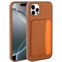 Apple iPhone 11 Uyumlu Kılıf Kartlıklı Zore X-Kart Silikon Kapak