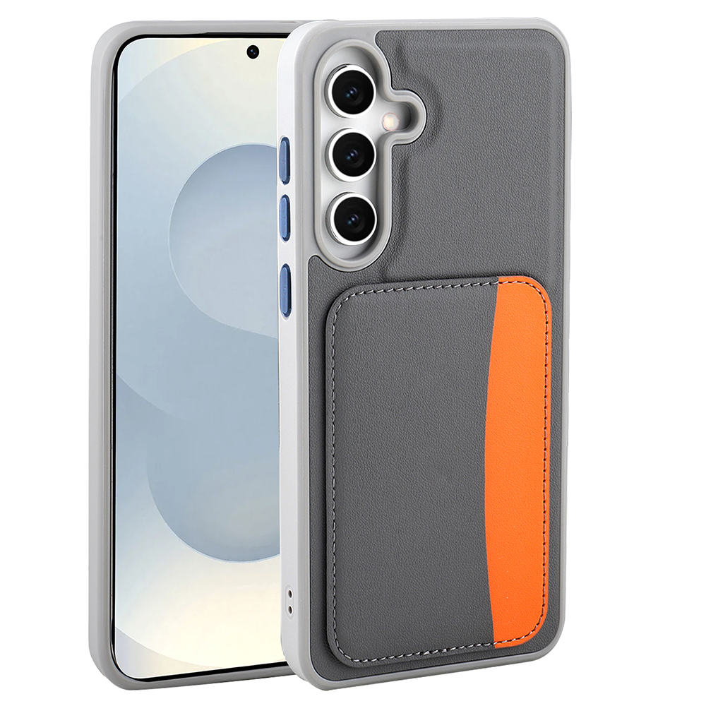 Samsung Galaxy A26 Uyumlu Kılıf Kartlıklı Zore X-Kart Silikon Kapak