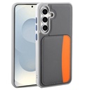 Samsung Galaxy A26 Uyumlu Kılıf Kartlıklı Zore X-Kart Silikon Kapak