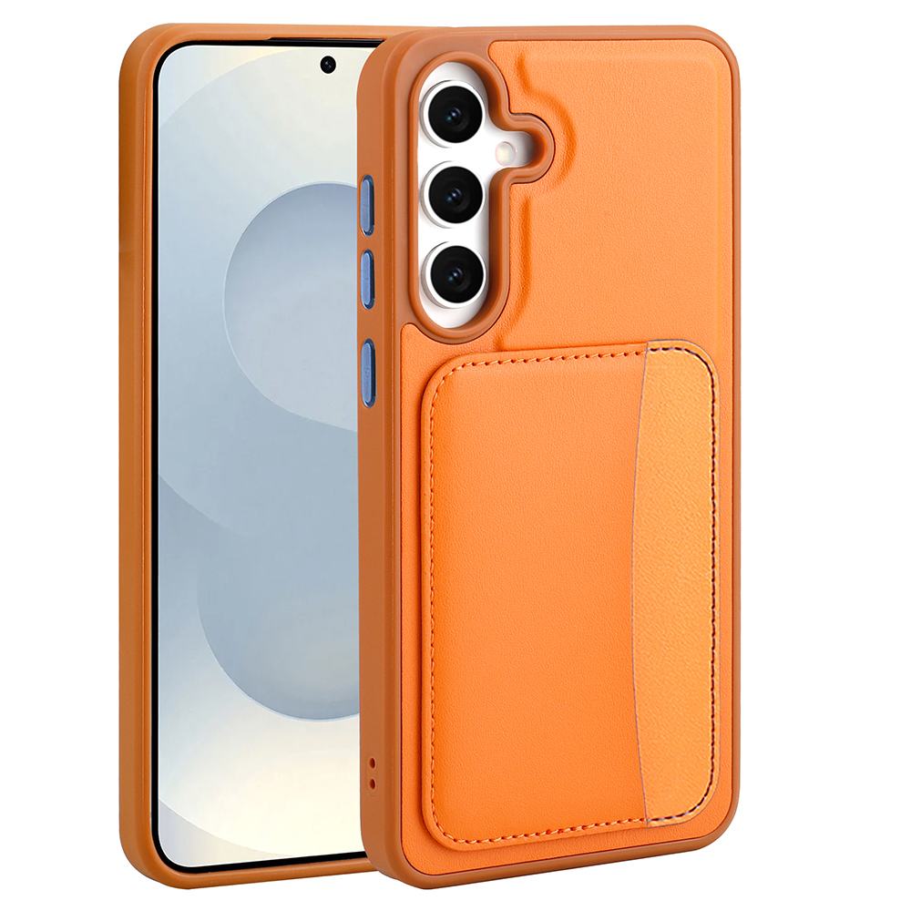 Samsung Galaxy A26 Uyumlu Kılıf Kartlıklı Zore X-Kart Silikon Kapak