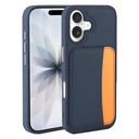 Apple iPhone 16 Uyumlu Kılıf Kartlıklı Zore X-Kart Silikon Kapak