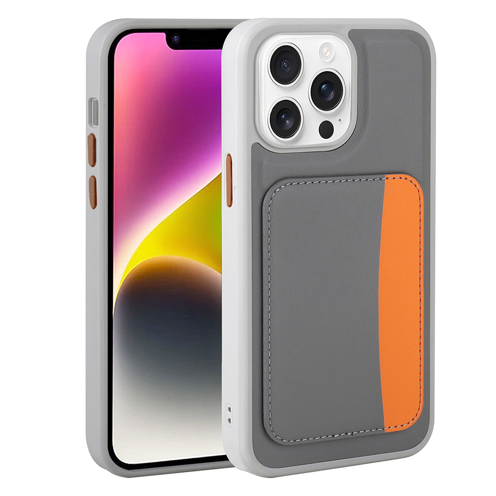 Apple iPhone 16 Pro Uyumlu Kılıf Kartlıklı Zore X-Kart Silikon Kapak