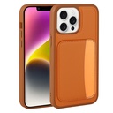 Apple iPhone 16 Pro Uyumlu Kılıf Kartlıklı Zore X-Kart Silikon Kapak