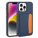 Apple iPhone 16 Pro Uyumlu Kılıf Kartlıklı Zore X-Kart Silikon Kapak