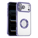 Apple iPhone 17 Pro Uyumlu Kılıf Kamera Korumalı Logo Gösteren Zore Omega Kapak