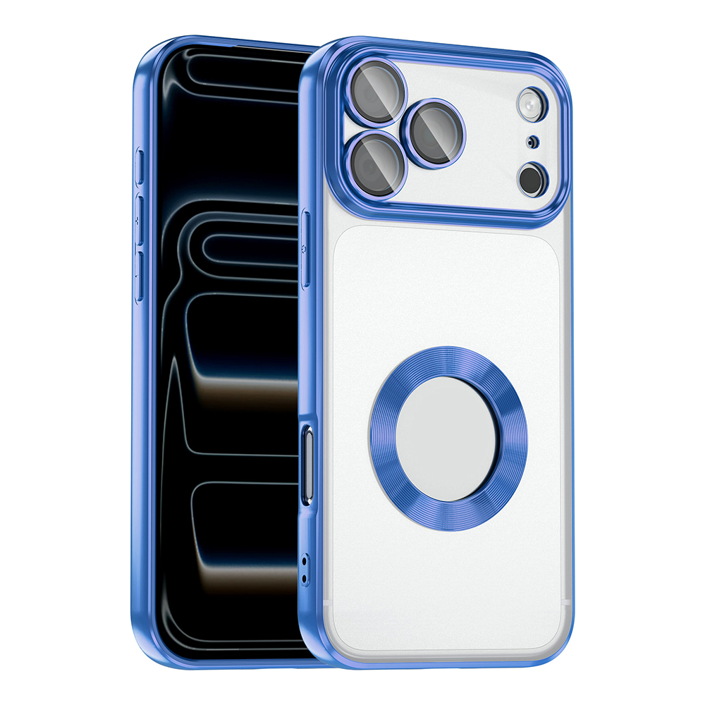 Apple iPhone 17 Pro Uyumlu Kılıf Kamera Korumalı Logo Gösteren Zore Omega Kapak