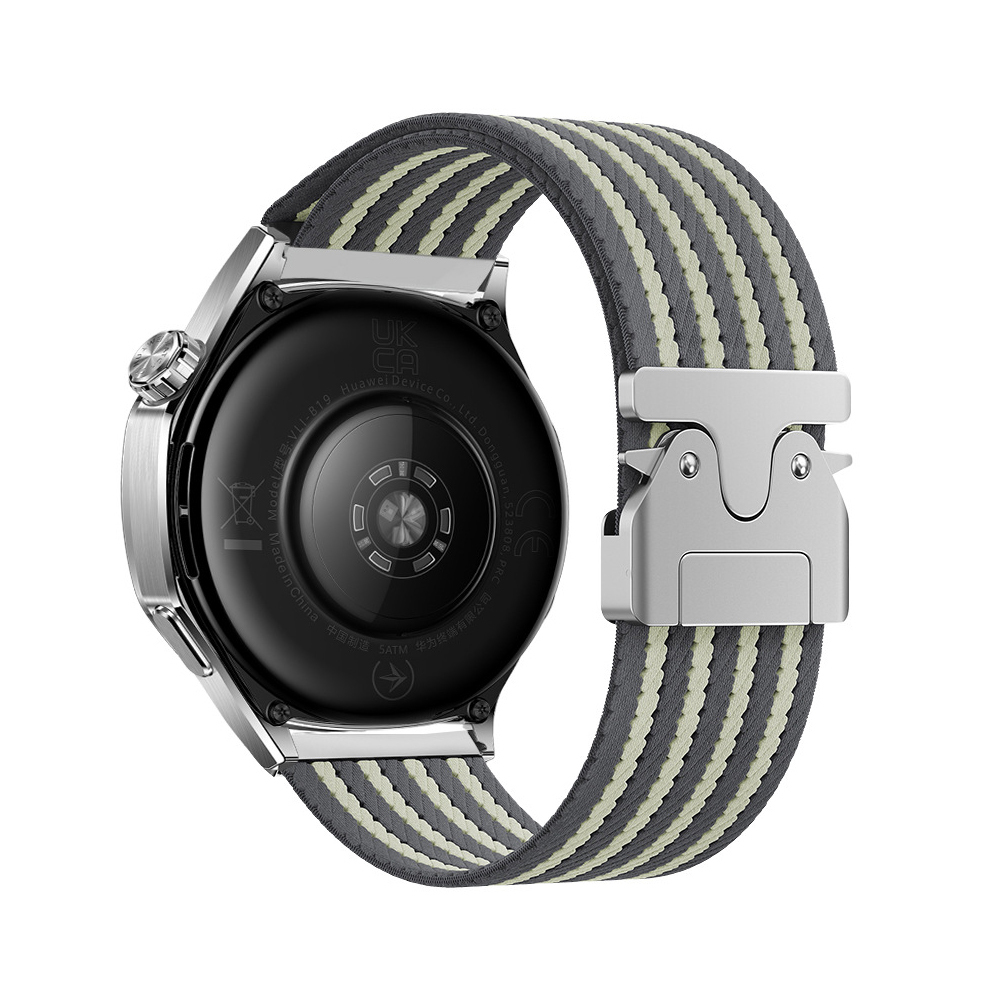 Xiaomi  Amazfit Pace Uyumlu Zore KRD-133 22mm Naylon Kumaş Hasır Örgülü Kordon