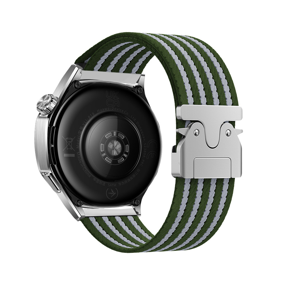 Xiaomi  Amazfit Pace Uyumlu Zore KRD-133 22mm Naylon Kumaş Hasır Örgülü Kordon