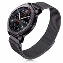 Samsung Gear S3 22mm Uyumlu Kordon Hasır Metal Mıknatıslı Zore KRD-12 Kayış