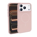 Apple iPhone 17 Pro Uyumlu Kılıf M-Safe Şarj Özellikli Metal Kamera Çerçeveli Zore Edi Silikon Kapak