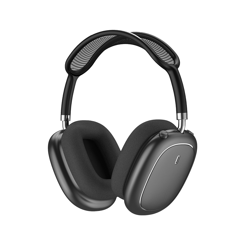 [RNZ-TA127945] Wiwu Airbuds Max TD-18 ANC Aktif Gürültü Önleyicili Kulak Üstü Bluetooth Kulaklık v6.0 (Siyah)