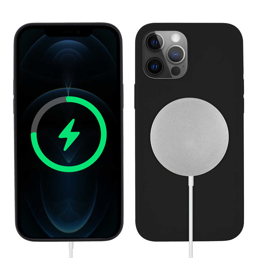 Apple iPhone 13 Pro Max Uyumlu Kılıf Zore Silksafe Wireless Kapak